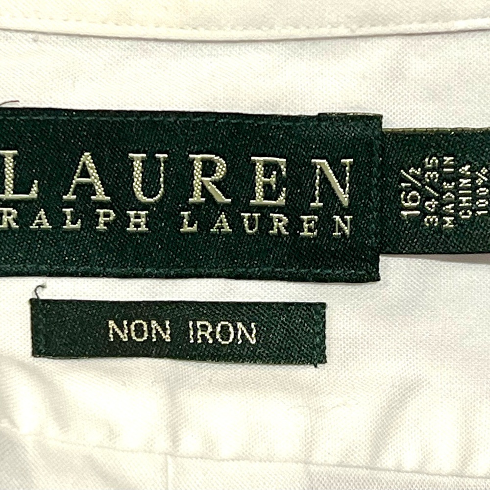 Ralph Lauren Crisp White Non-Iron Shirt